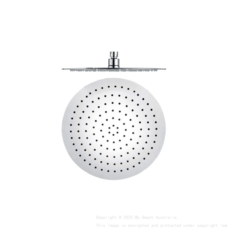 Dove Round Overhead Shower Mirror Polish