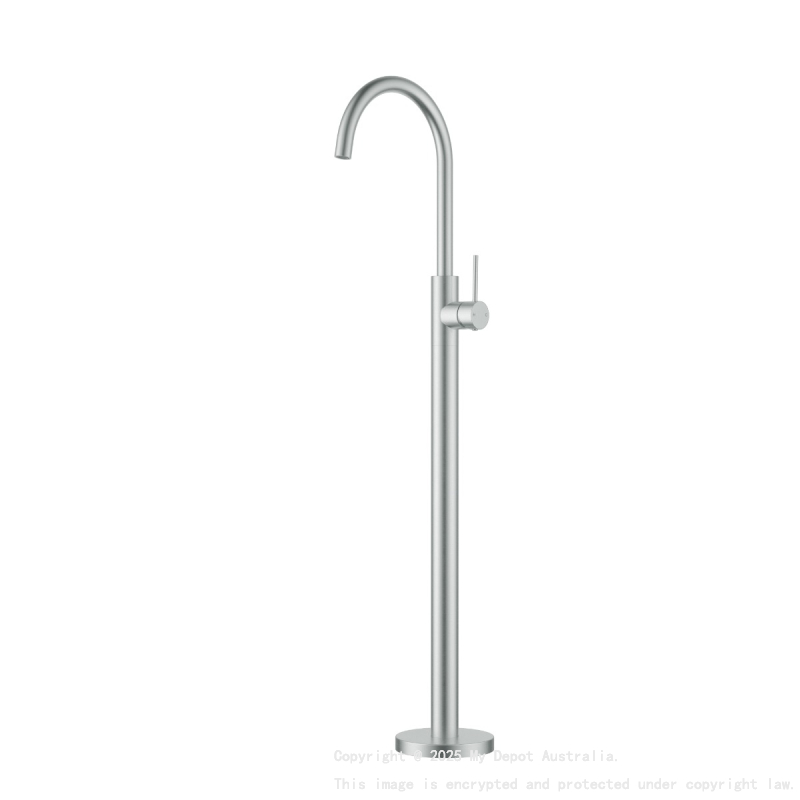 Otus Slimline  FreeStanding Bath Mixer Brushed Stainless Steel