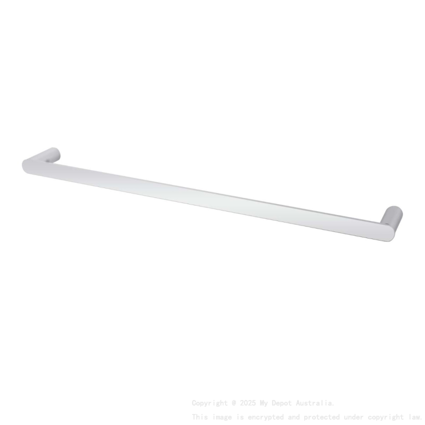 Chrome Single Towel Rail 600mm