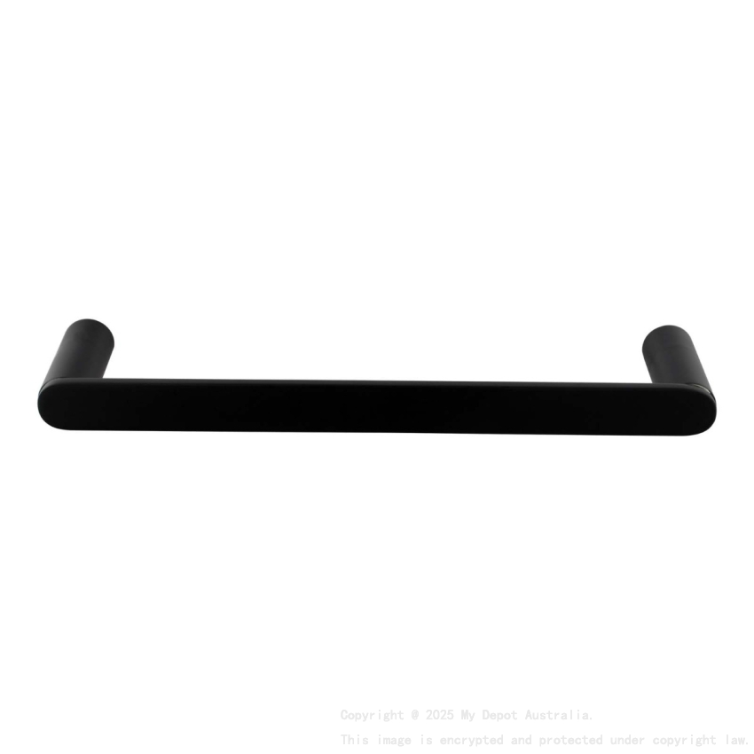 Black Towel Rail 300mm