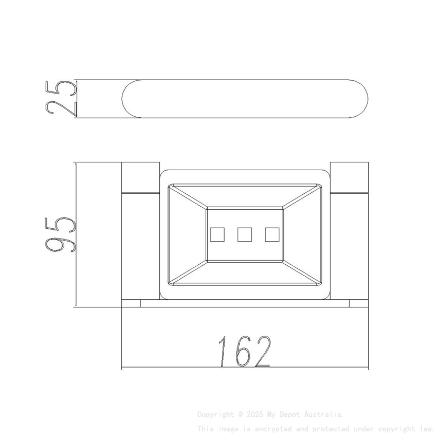 Black Soap Dish Holder