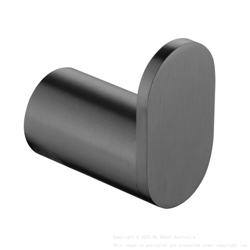 Gun Metal Grey Round Robe Hook