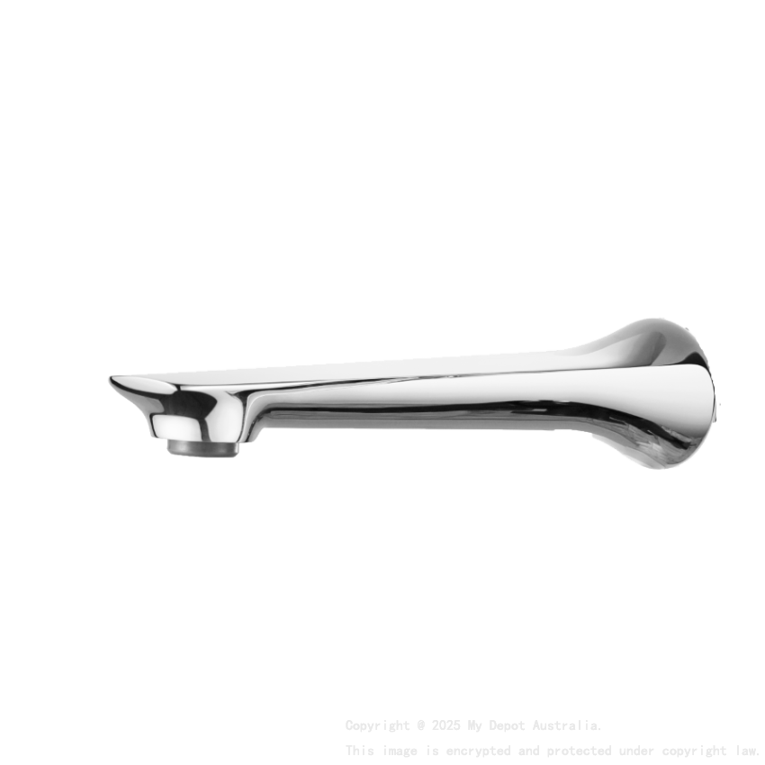 Chrome Bathtub/Basin Wall Spout