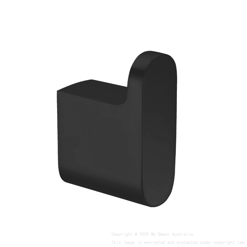 Black Round Robe Hook