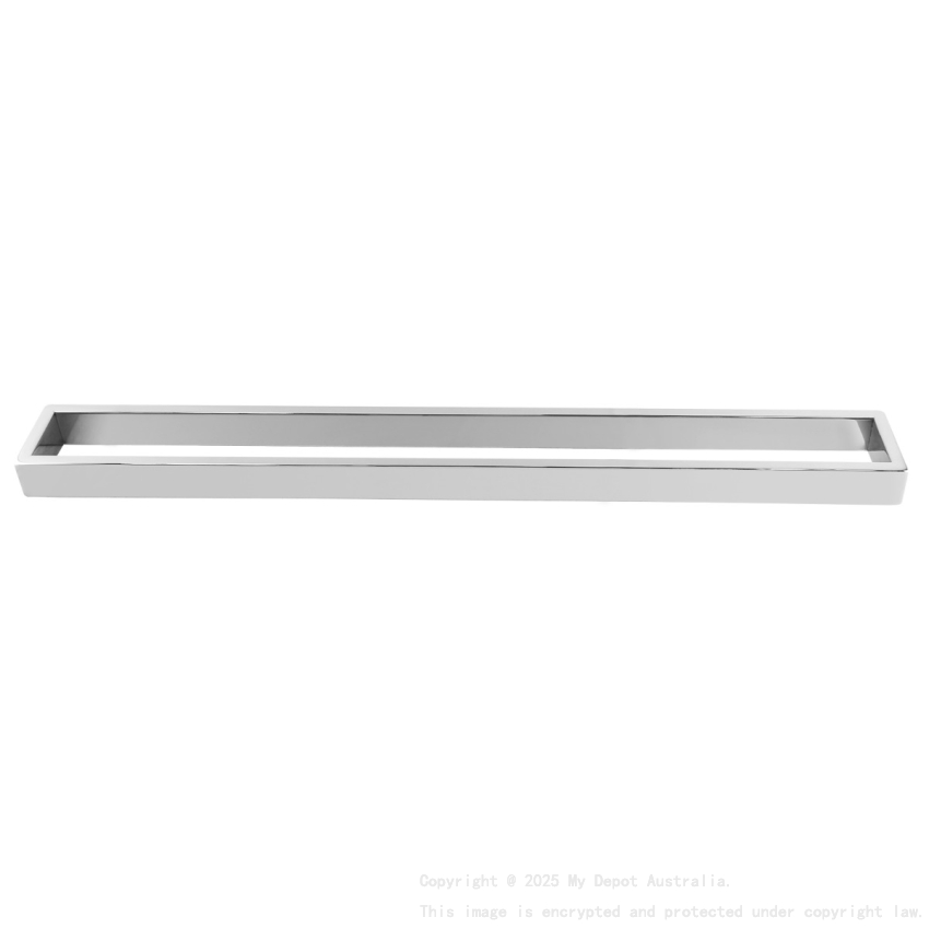 Chrome Single Towel Rail 600mm