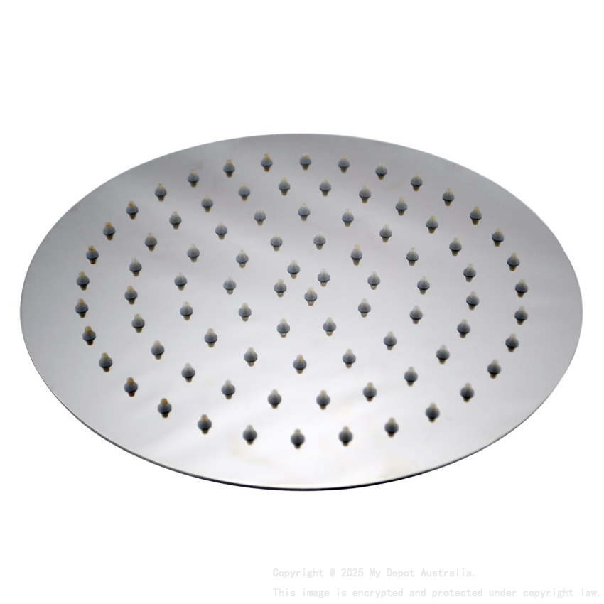 Super-slim Round Chrome Rainfall Shower Head 250mm