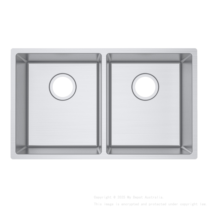 304 Stainless Steel Hand-made Single Bowl Kitchen Sink(Round Edges) 740*440*200mm