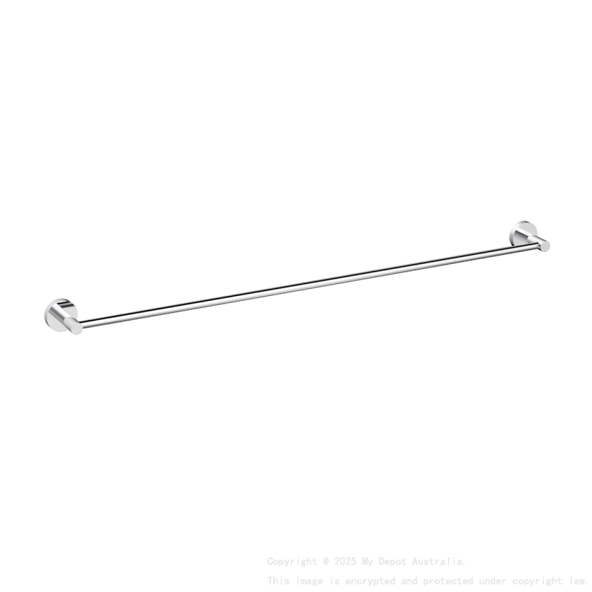 900mm Otus Slimline Single Towel Rail Chrome