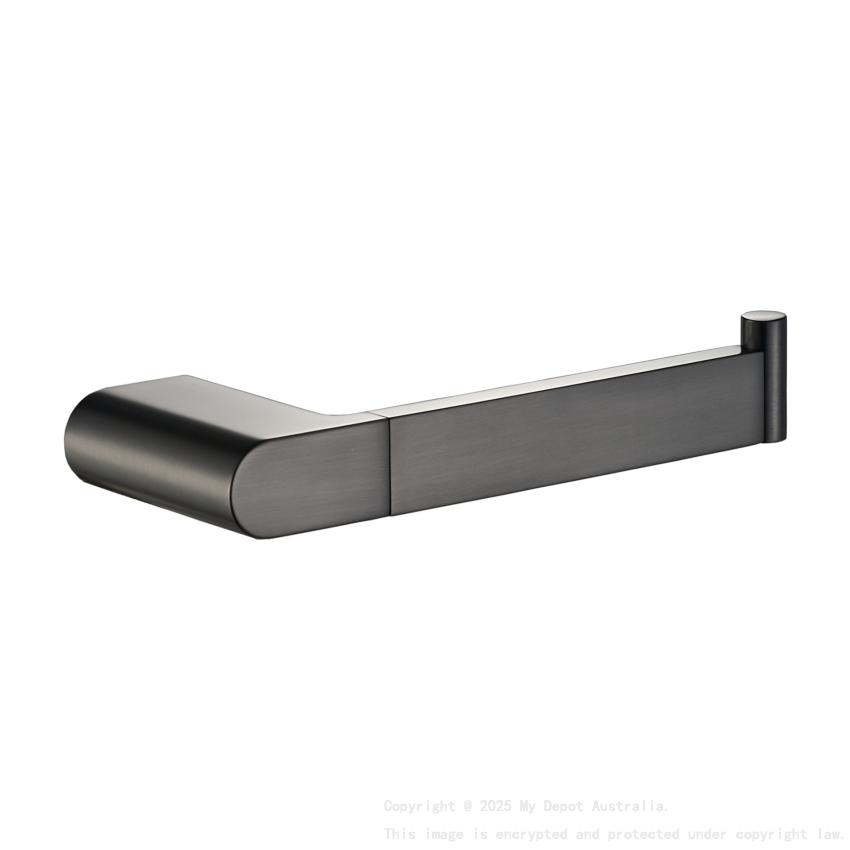 Flores Toilet Roll Holder Gunmetal