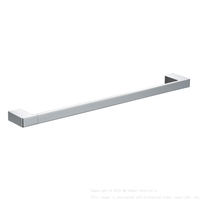 Ceram Single Towel Rail 600 mm Chrome