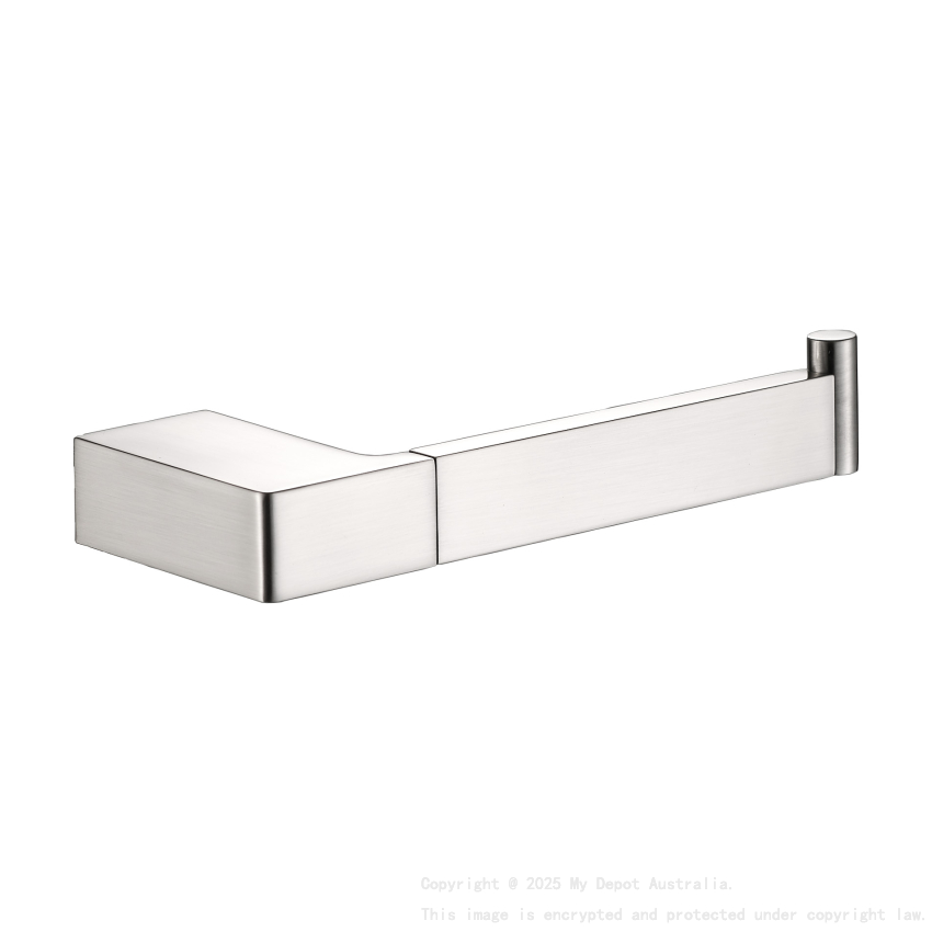 Ceram Toilet Roll Holder Brushed Nickel