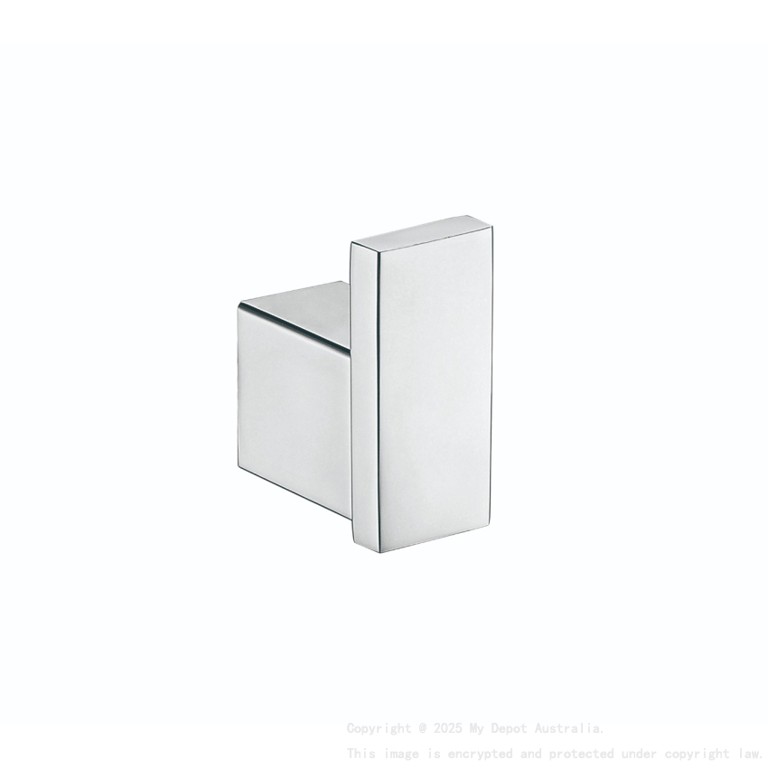 Rosa Robe Hook Mirror Polish