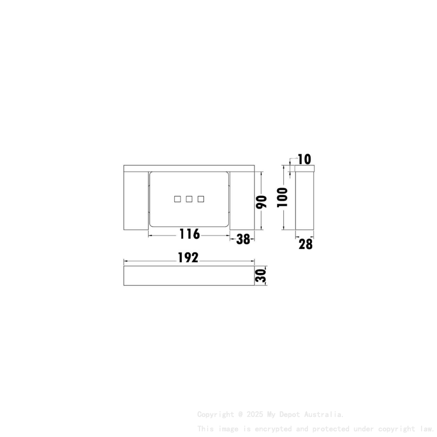 Rosa Metal Soap Holder Mirror Polish