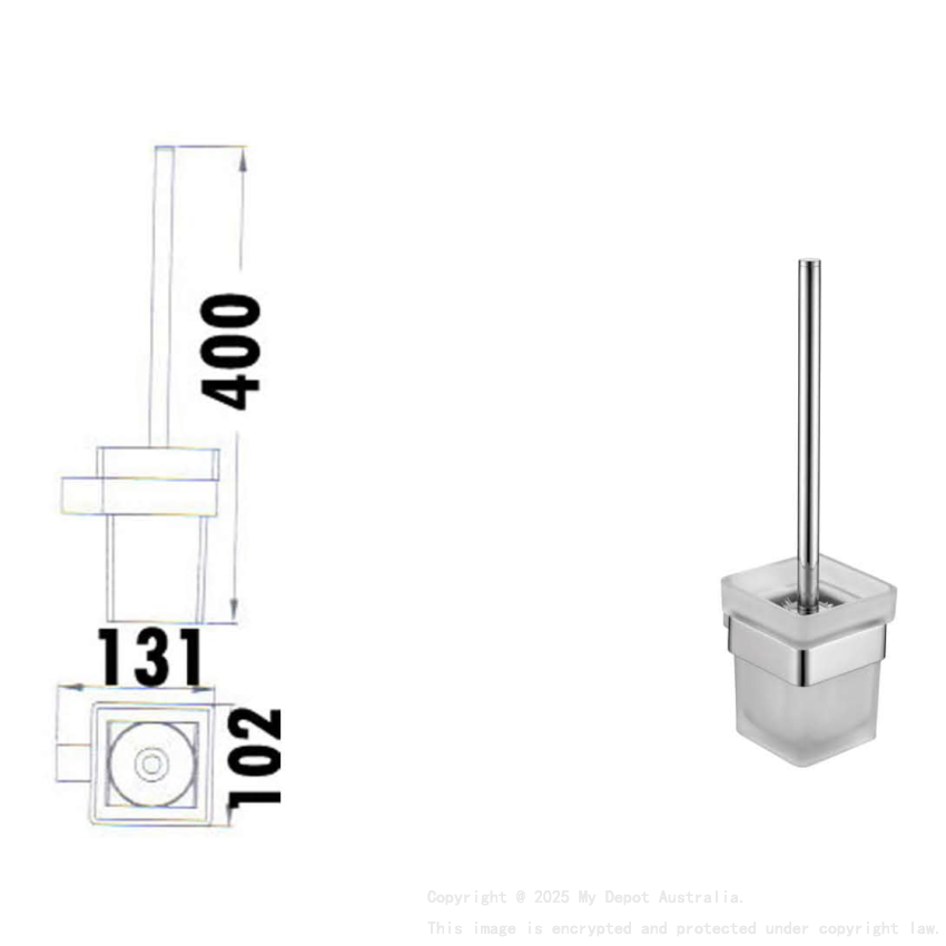 Rosa Toilet Brush Mirror Polish