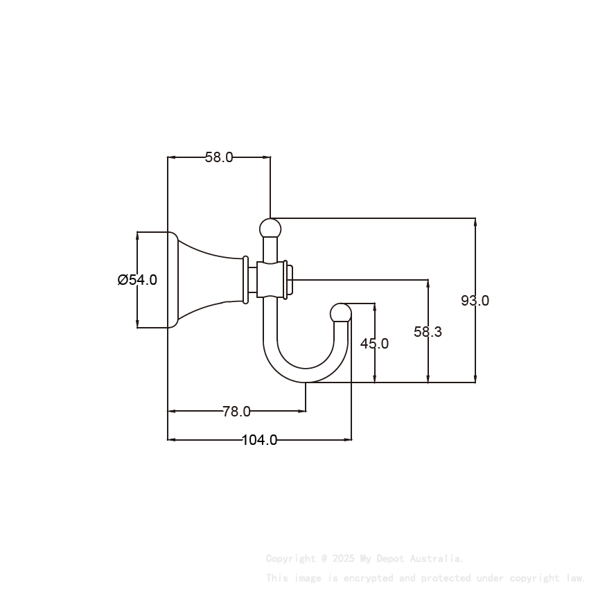 Clasico Robe Hook Chrome