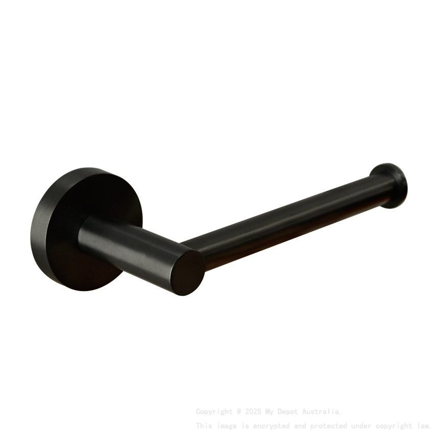 Otus L-Shaped Toilet Roll Holder Gunmetal