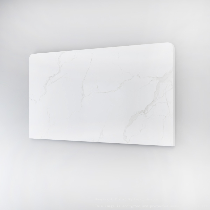 900mm White Marble Look Sintered Stone Top Benchtop