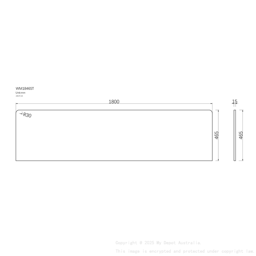 1800mm White Marble Look Sintered Stone Top Benchtop