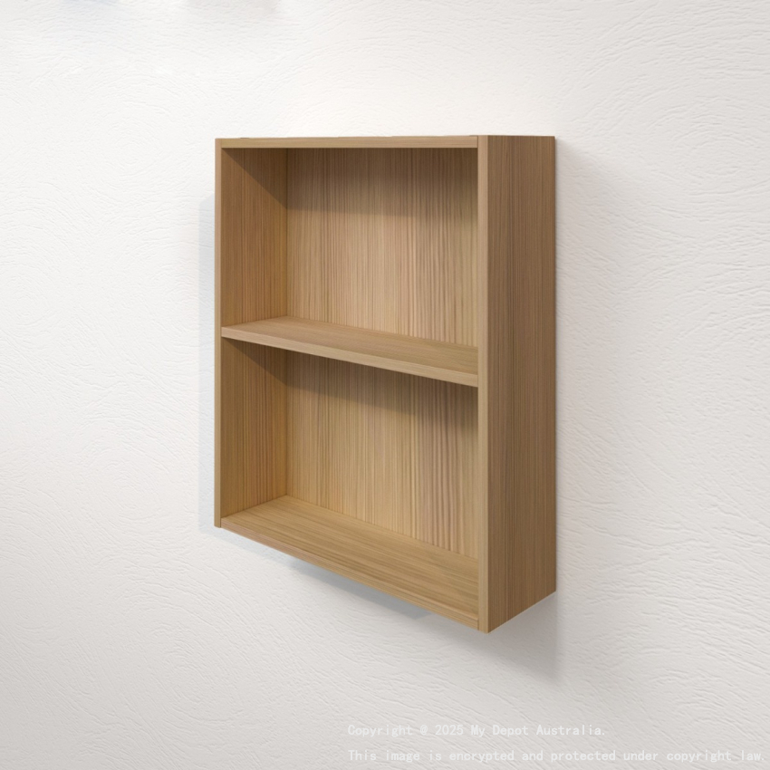 550mm Natural Oak Laminated Particle Board Shelf Unit Open Cabinet Shelf Cabinet