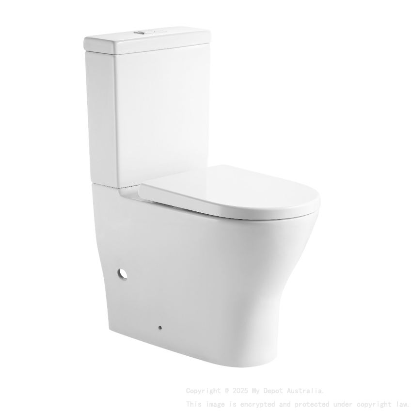 650*390*900mm Verona Tornado Rimless Toilet Suite