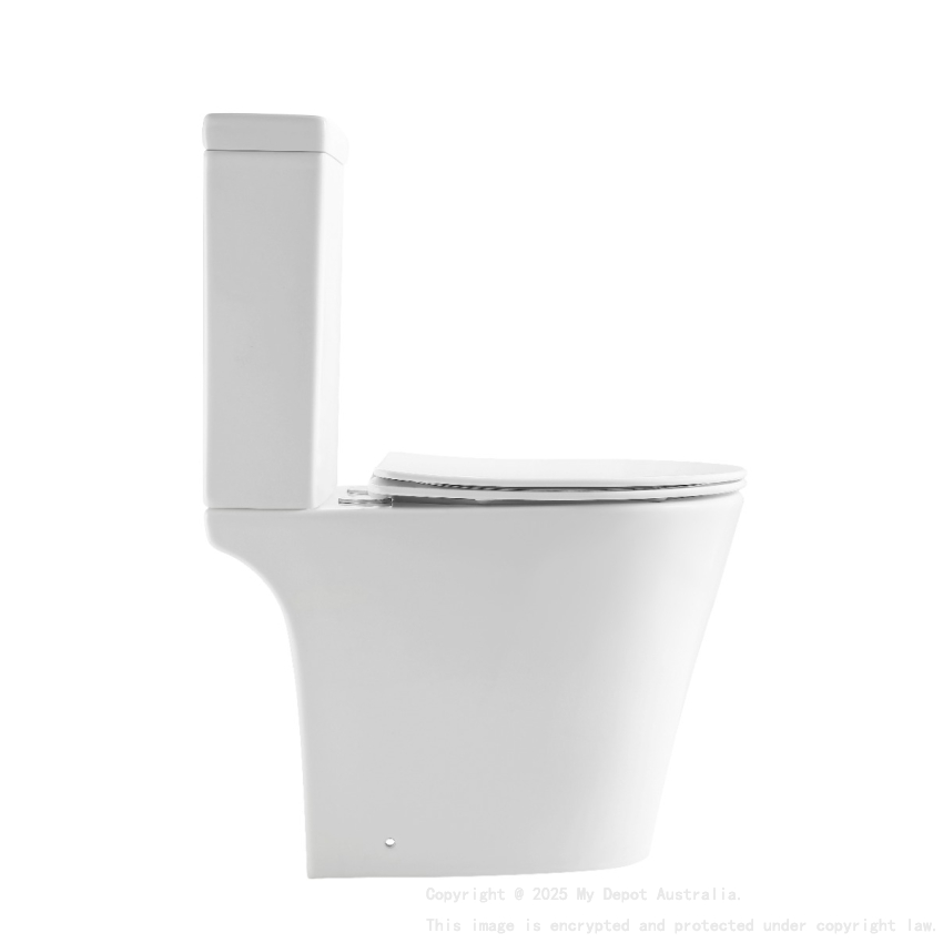 600*390*805mm Rocca Tornado Rimless Toilet Suite