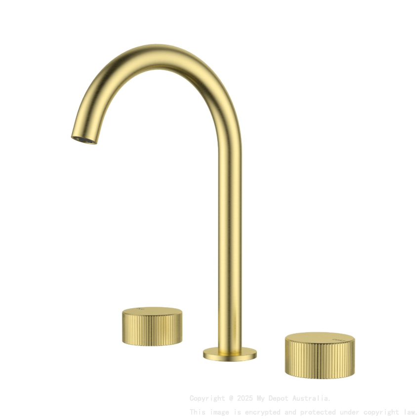 Soko 1/4 Turn C/D Basin Set Brushed Gold