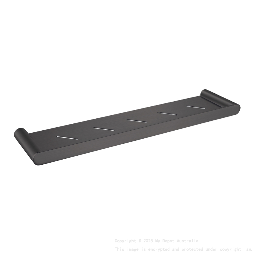 Bellino Gun Metal Grey Shower Shelf