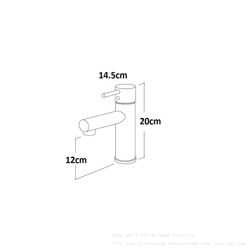 Round Basin Mixer Brushed Nickel