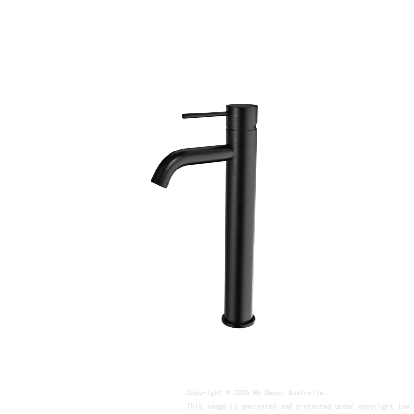 Tower Basin Mixer Brushed Gun Mental