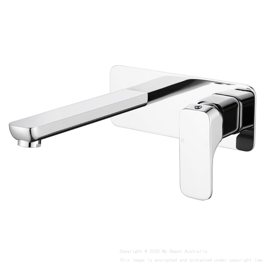 Kompakt Eckig Chrome Bath Mixer Set