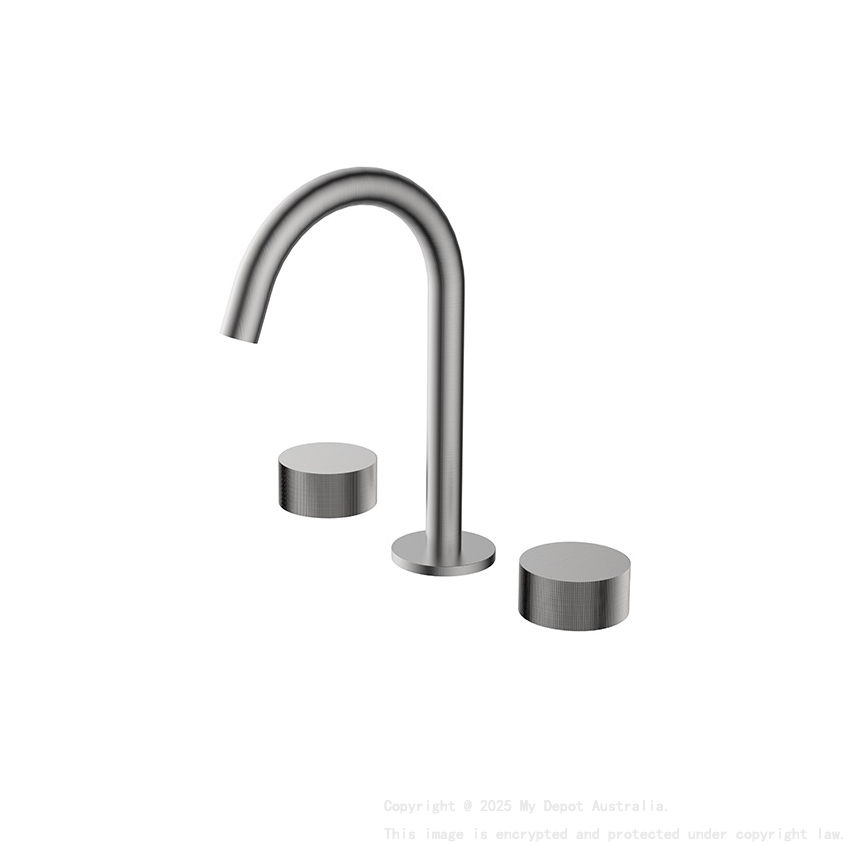 Qi Rund Wall Top Assembly Ceramic Quarter Turn Disc Spindles Brushed Nickel