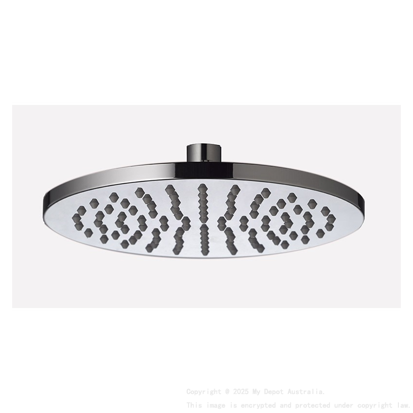 Round ABS Rain Shower Head 200mm Chrome