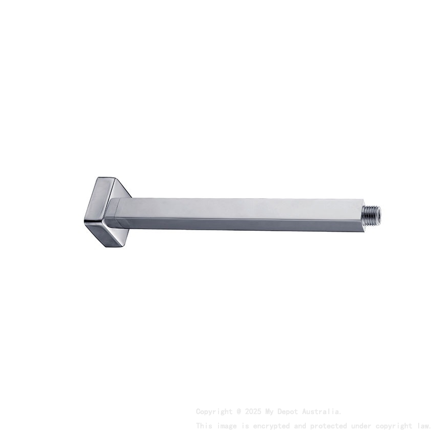 Square Ceiling Shower Arm 450mm Chrome