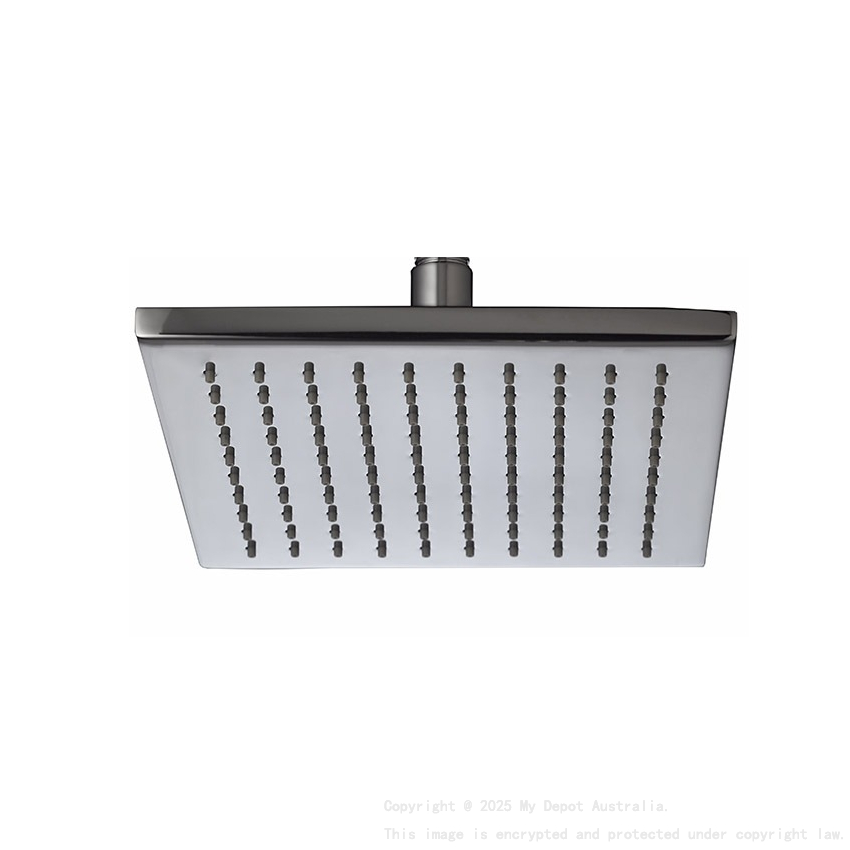 Square Rain Shower Head 200mm Chrome
