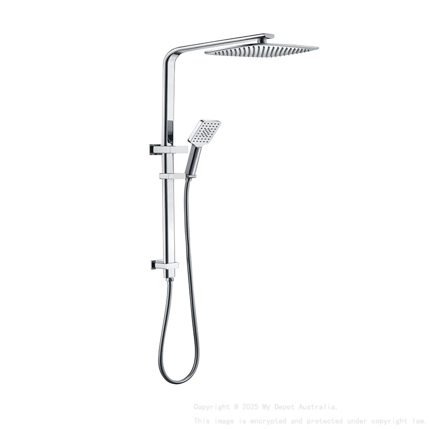 Kasten Chrome Sliding Rail With 3 Spray Function Hand Shower