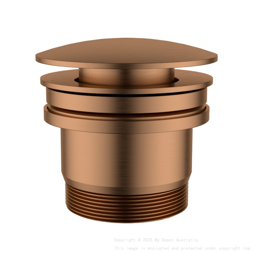 Universal Pop Up Waste Brushed Copper