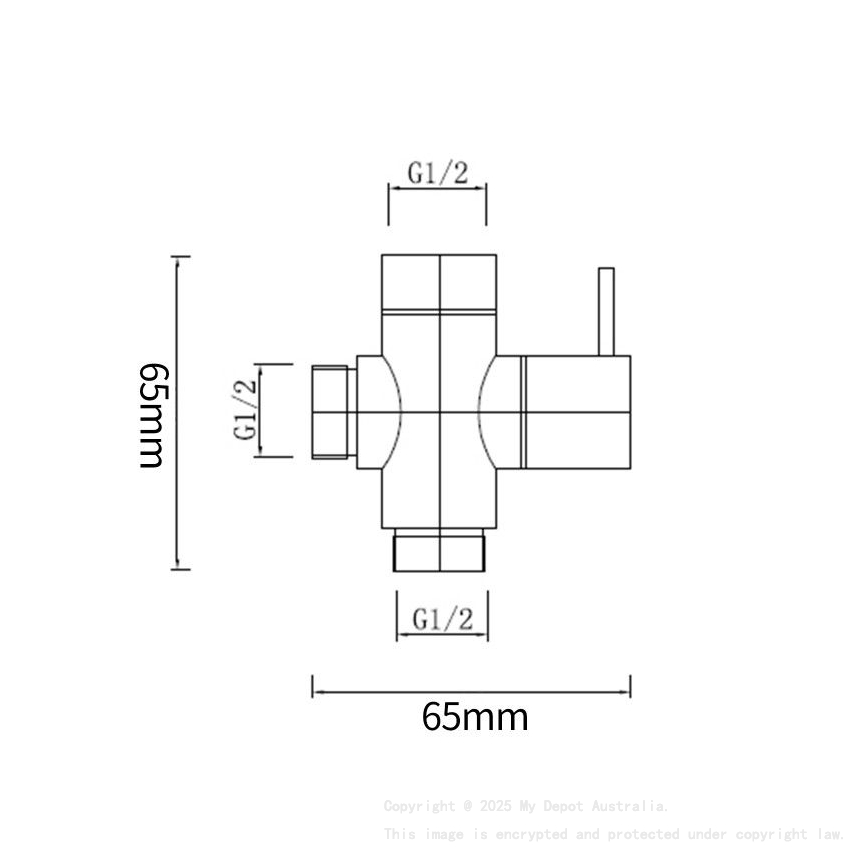 Bidet Spray's Brass Diverter