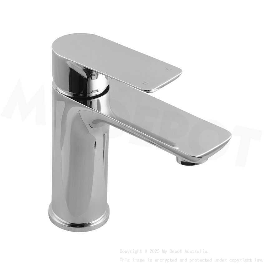 Chrome Bathroom Basin Sink Short Mixer Tap