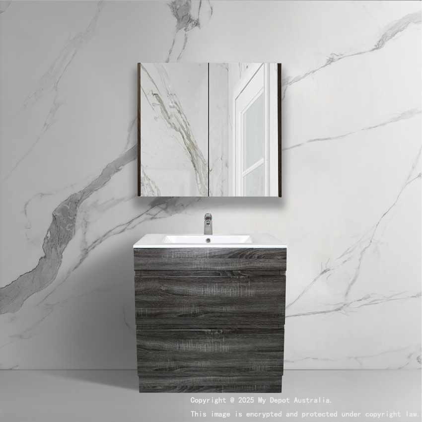 700mm Dark Grey MDF Vanity Kickboard 