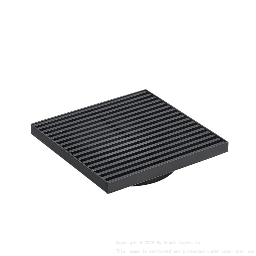 115X115mm Chrome Grills Square Floor Drain(80mm)