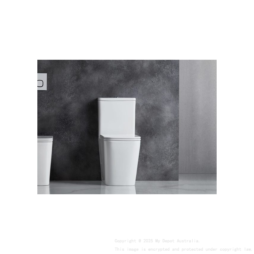 Enox Back To Wall Toilet Suite Rimless With Slim Uf Seat Cover With Universal Inlet Cistern T1
