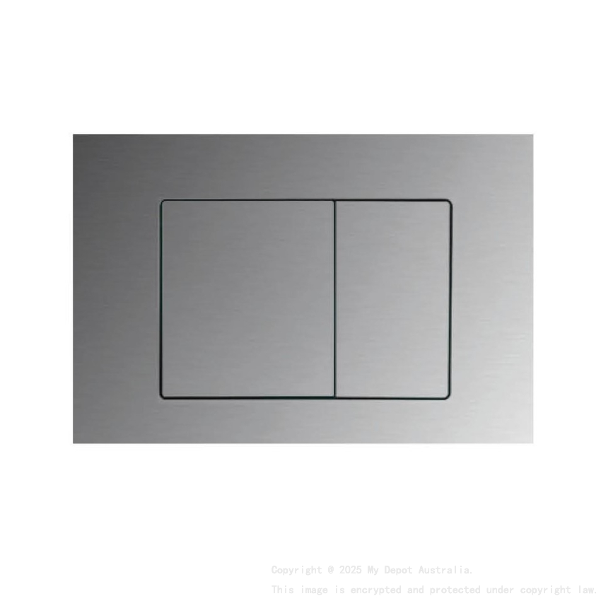 Stainless Steel Square Push Plate Brushed Nickel