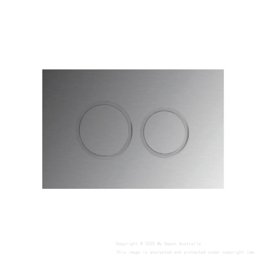 Stainless Steel Round Push Plate Brushed Nickel