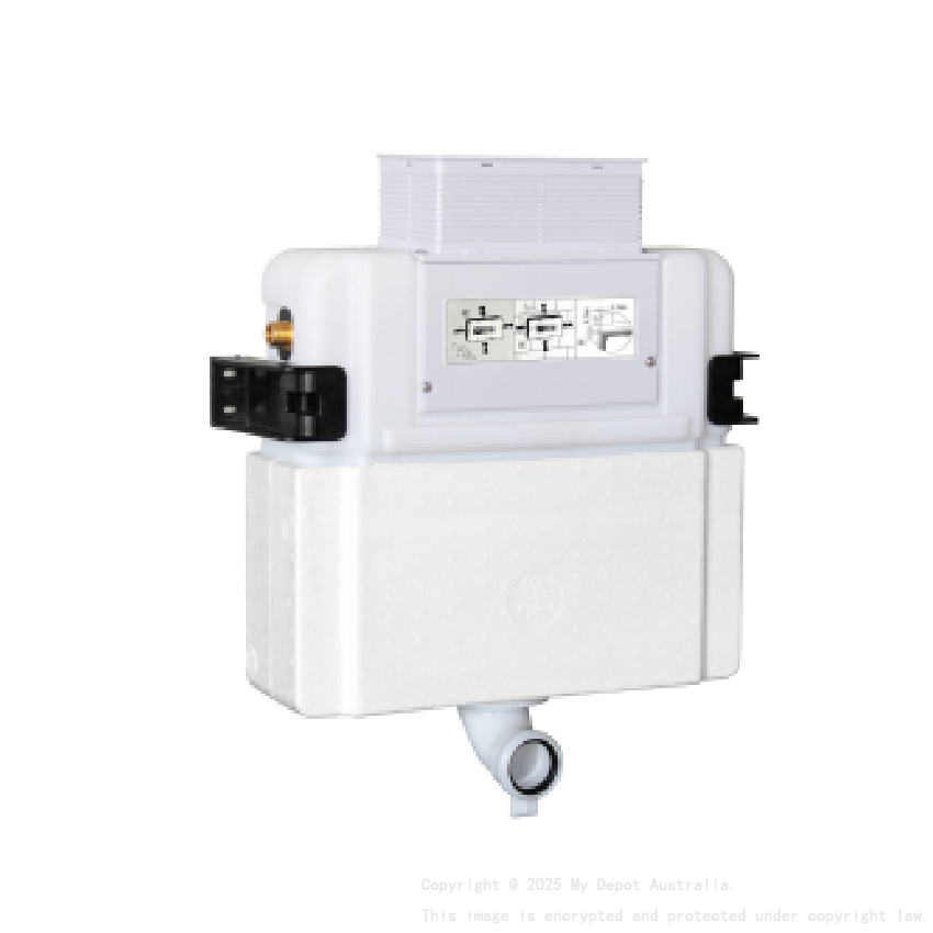 Frameless Low Height In Wall Cistern For Wall Faced Pan