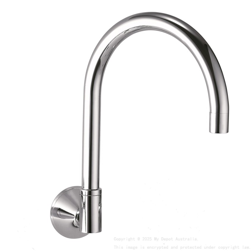 Wall Swivel Outlet Chrome