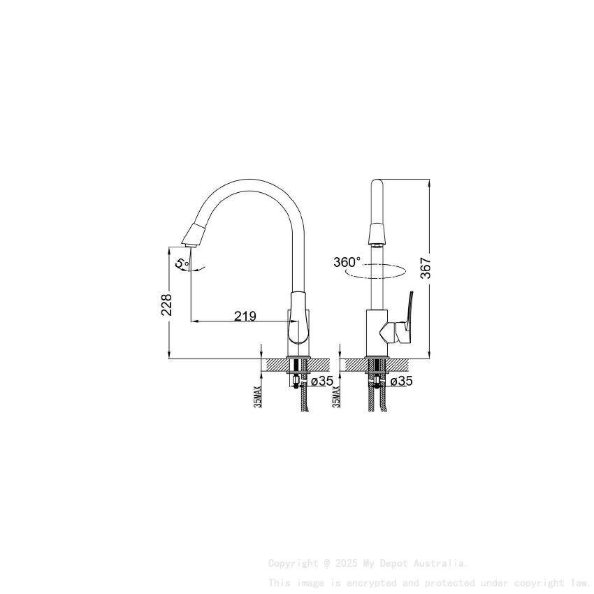 Sulu Sink Mixer Chrome