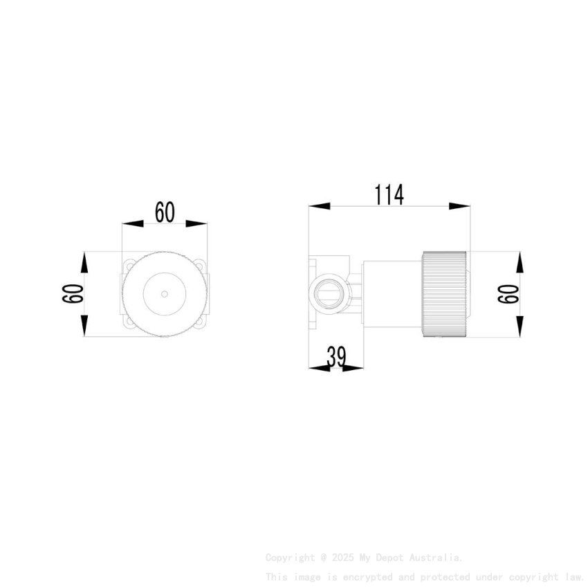Soko Wall Mixer Set Brushed Nickel