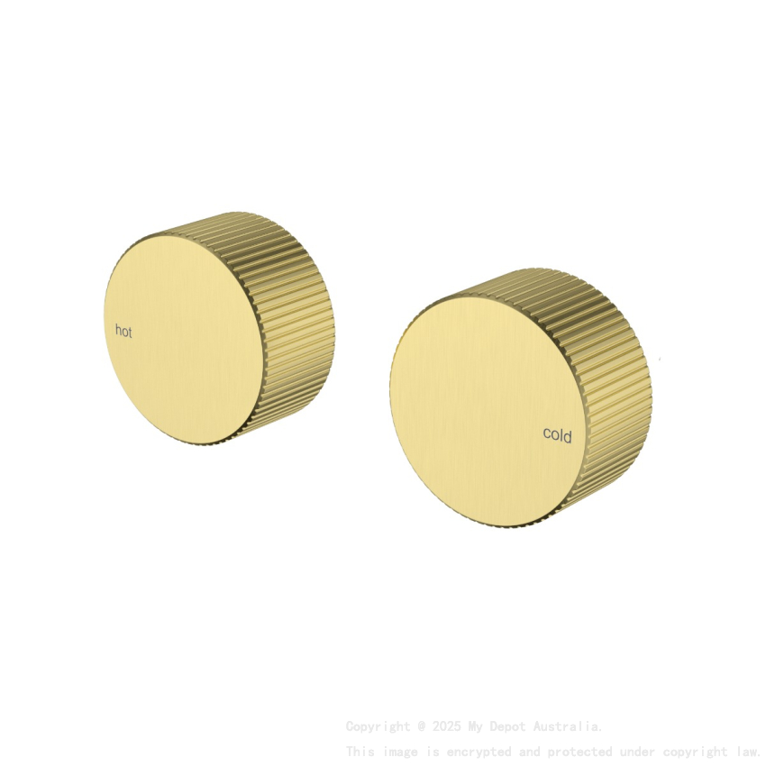 Soko 1/4 Turn C/D Wall Top Assembly Brushed Gold