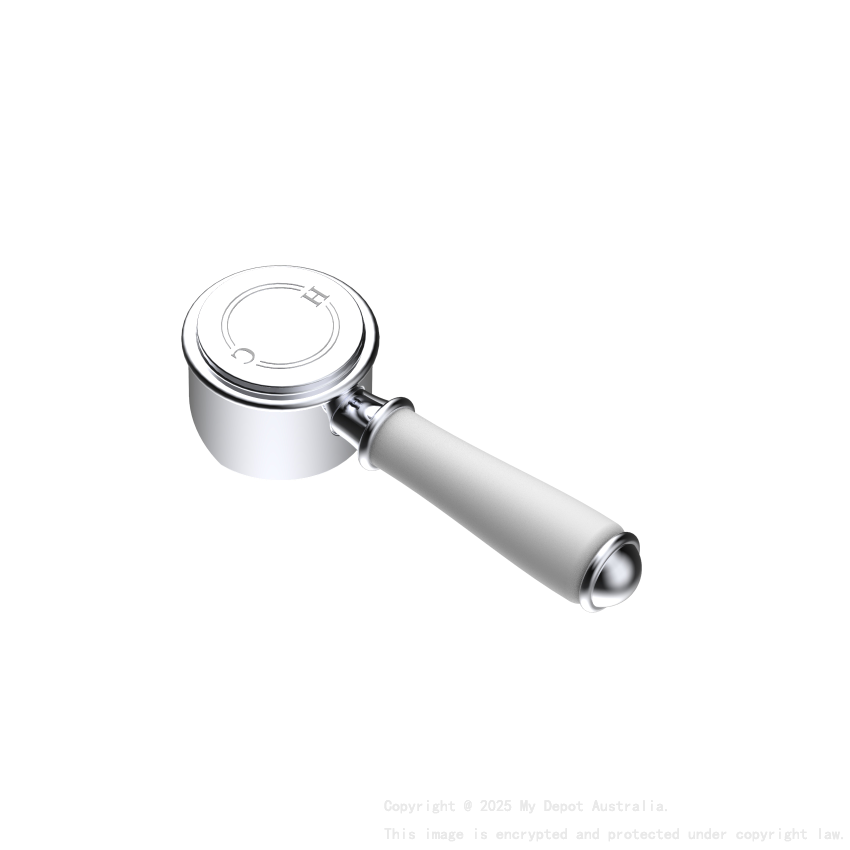 Clasico Ceramic Handle Chrome