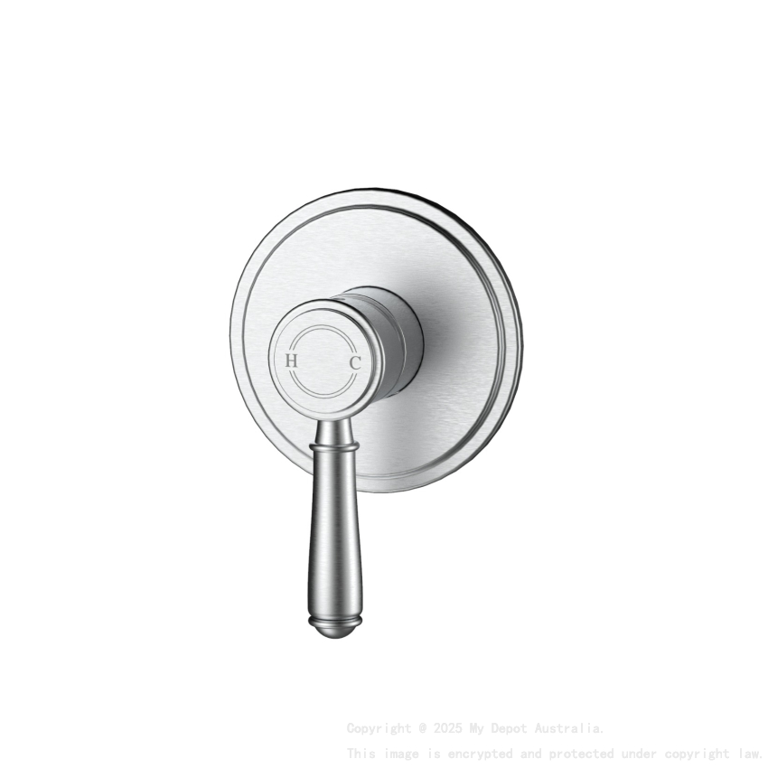 Clasico Wall Mixer Trim Kits in Brushed Nickel